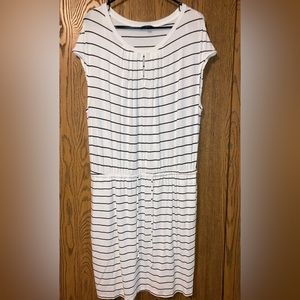 Banana republic striped dress size XL